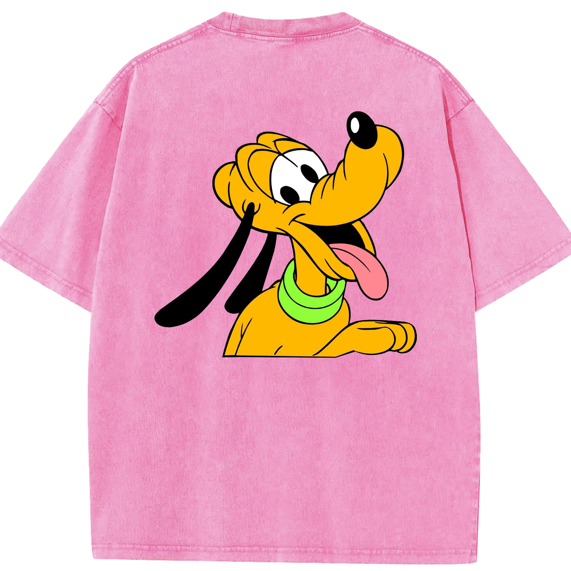（画像用） ミッキーマウス Mickey Mouse 綿100% ヴィンテージ風 半袖Tシャツ（背面プリント）